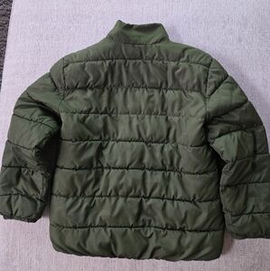 Kids Green Puffer Jacket